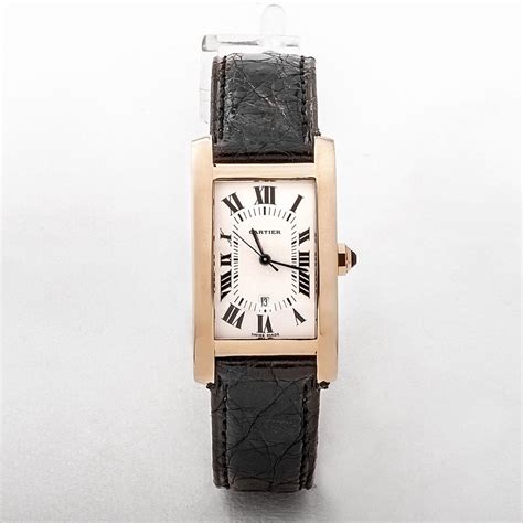 cartier rectangular watch.